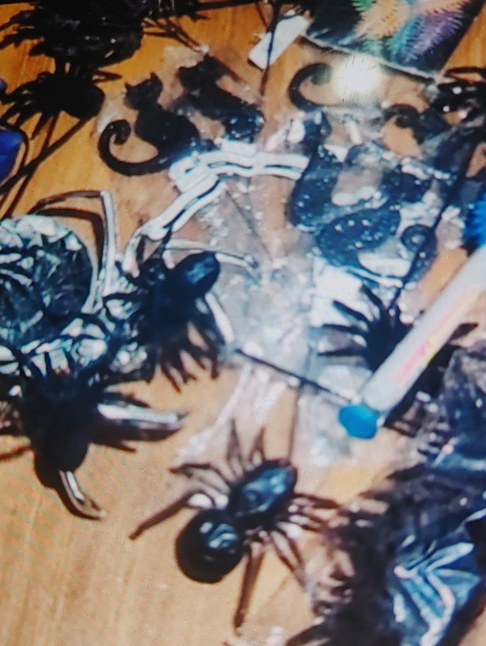 ✅$10 Add On Halloween Black Spider Party Decorations - Assorted